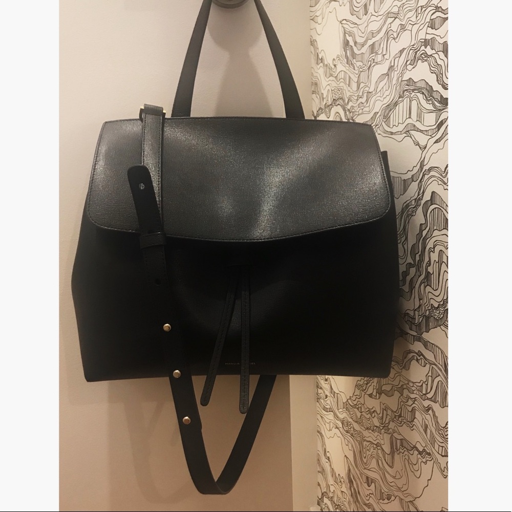 Mansur Gavriel SAFFIANO LADY BAG - black